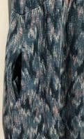 FAT FACE NINA TEAL JERSEY BUTTON TUNIC DRESS SIZE 10