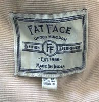 FAT FACE PALE PINK CORD SIDE POCKET SHIRT SIZE 12