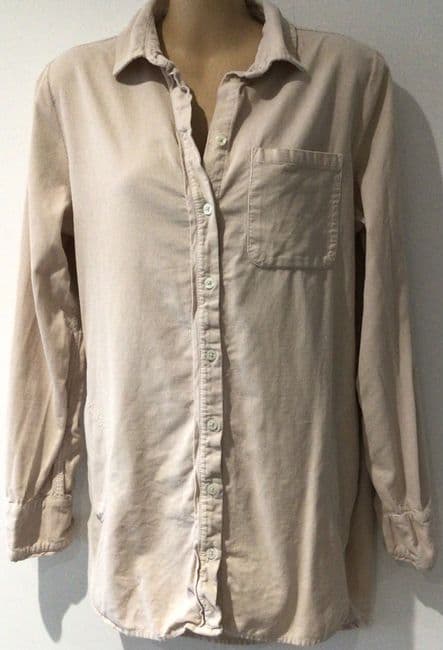 FAT FACE PALE PINK CORD SIDE POCKET SHIRT SIZE 12