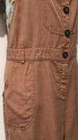 FAT FACE SALMON BUTTON DUNGAREES/JUMPSUIT SIZE 14