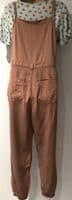 FAT FACE SALMON BUTTON DUNGAREES/JUMPSUIT SIZE 14