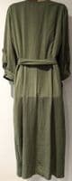 FRIENDS LIKE THESE KHAKI BUTTON SHIRT MIDI DRESS SIZE 14