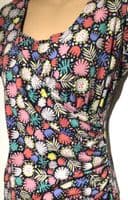 FRUGI BLOOM FLORAL MATERNITY & NURSING T-SHIRT SIZE L 14-16
