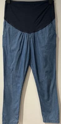 FRUGI NAVY ORGANIC COTTON MATERNITY JEGGINGS/TROUSERS SIZE 12