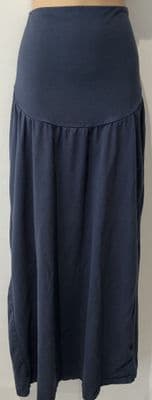 FRUGI NAVY ORGANIC JERSEY MATERNITY MAXI SKIRT SIZE 14