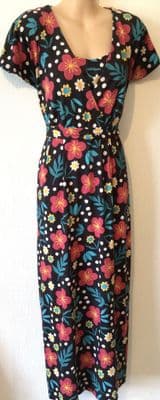 FRUGI ORGANIC COTTON CECILIA FLORAL MAXI NURSING DRESS BNWT SIZE 12