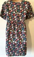 FRUGI ORGANIC COTTON FLORAL MATERNITY & NURSING DRESS NEW SIZE M 12-14