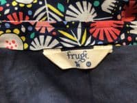 FRUGI ORGANIC COTTON FLORAL MATERNITY & NURSING DRESS NEW SIZE M 12-14