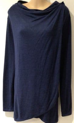 GAP MATERNITY NAVY WRAP KNIT NURSING JUMPER M 12-14