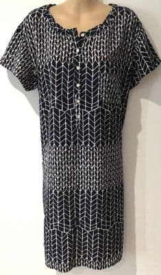 GAP NAVY TUNIC SHIRT DRESS SIZE L 14/16
