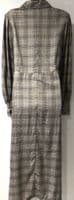 GEORGE GREY CHECKED BUTTON MAXI SHIRT DRESS NEW SIZES 8-16