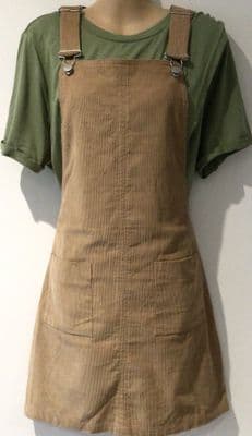 GEORGE SAND CORDUROY PINAFORE/DUNGAREE DRESS SIZE 12