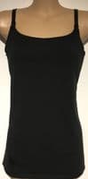 H&M MAMA BLACK BASIC NURSING VEST TOP SIZE S 8-10