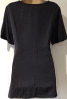 H&M MAMA BLACK BUTTON TOP SIZE L 14