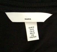 H&M MAMA BLACK LAYERED NURSING VEST TOP SIZE M 12 (1)