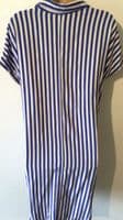 H&M MINI & ME TWINNING SET BLUE STRIPE SHIRT DRESS SIZE L 14/16