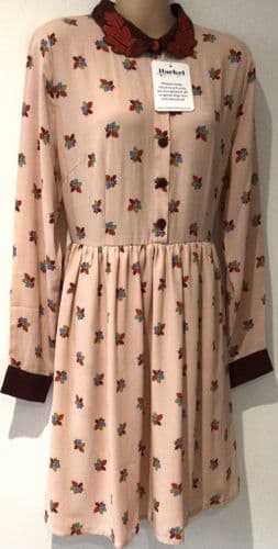 HARKEL FALLING LEAVES SHIRT DRESS BNWT SIZE 14