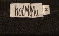 HOTMAMA BLACK LEOPARD MAMA NURSING SWEATSHIRT SIZE M 12-14