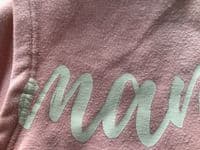 HOTMAMA CORAL MAMA PRINT NURSING SWEATSHIRT SIZE M 12
