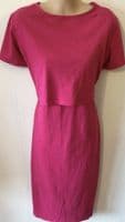HOTMAMA OUTLET - HOT PINK NURSING JERSEY DRESS NEW SIZE XXL 16/18/20