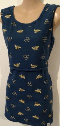 HOTMAMA TEAL BEE NURSING JERSEY VEST TOP SIZE 12 (1)