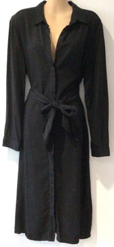 ISABELLA OLIVER BLACK MATERNITY/NURSING SHIRT DRESS SIZE 5 UK 16-18