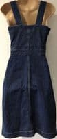 JOANIE DENIM BUTTON SUN MIDI DRESS SIZE 8