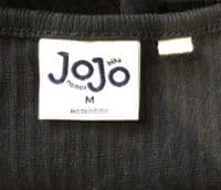 JOJO MAMAN BEBE BLACK RIBBED MATERNITY & NURSING VEST TOP SIZE M 12/14