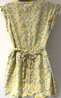 JOJO MAMAN BEBE LEMON PRINT BLOUSE TOP SIZE L 16-18