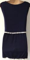 JOJO MAMAN BEBE NAVY PYJAMA VEST TOP SIZE L 16-18