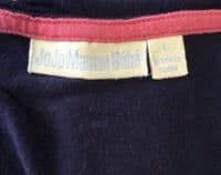 JOJO MAMAN BEBE NAVY PYJAMA VEST TOP SIZE L 16-18