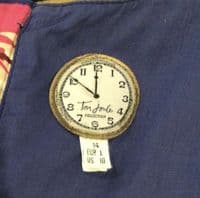 JOULES NAVY SYLVIA COTTON WRAP FLORAL DRESS SIZE 14