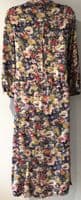 JOULES WINSLET MULTI FLORAL BUTTON SHIRT MIDI DRESS SIZE 14