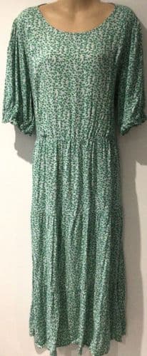 JUNO JACKS AQUA FRANKIE MIDI NURSING DRESS SIZE 14