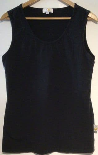 JUNO JACKS BLACK POPPER NURSING VEST TOP BNWT SIZE 14