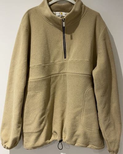 JUNO JACKS CAMEL TILDA ZIP NURSING FLEECE JUMPER SIZE 10
