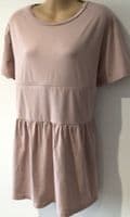 JUNO JACKS PALE PINK ZIP NURSING TOP SIZE 24