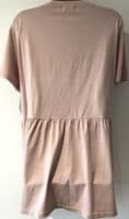 JUNO JACKS PALE PINK ZIP NURSING TOP SIZE 24
