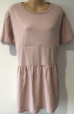 JUNO JACKS PALE PINK ZIP NURSING TOP SIZE 24