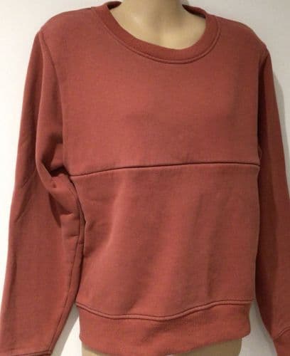 JUNO JACKS RED ZIP NURSING SWEATER SIZE XXL 18/20