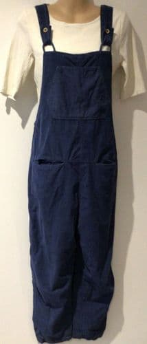 KITE NAVY ORGANIC CORD DUNGAREES SIZES 10 & 12