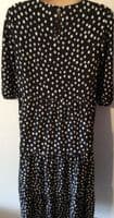 LYLA & LECHE BLACK POLKA DOT MIDI NURSING DRESS SIZE 12
