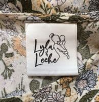 LYLA & LECHE IVORY FLORAL PRINT MIDI NURSING DRESS SIZE 16