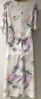 LYLA & LECHE MILLIE WHITE PASTEL PRINT MIDI NURSING DRESS SIZE 16