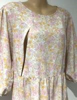 LYLA & LECHE OLIVIA PASTELS MIDI NURSING DRESS SIZE 10