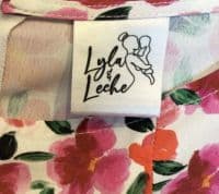 LYLA & LECHE SAMANTHA WHITE/PINK FLORAL MIDI NURSING DRESS SIZE 12