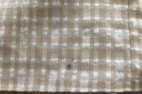 LYLA & LECHE TAUPE GINGHAM MIDI NURSING DRESS SIZE 14