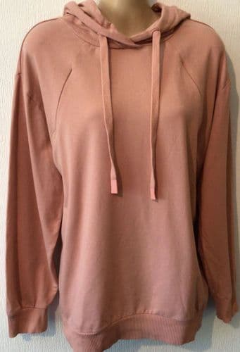 MAMALICIOUS PINK ZIP NURSING HOODIE SIZE L 14