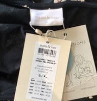 MAMLICIOUS MATERNITY BLACK FLORAL JERSEY WRAP DRESS BNWT SIZE XL 16