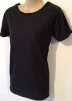 MILKY TEE BLACK ZIP NURSING T-SHIRT NEW SIZE XL 16